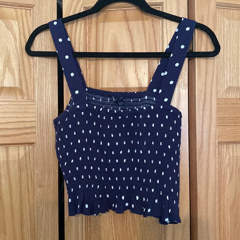 New American eagle cropped tank top